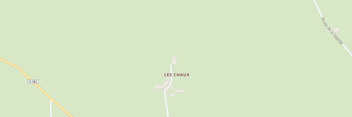 Plan du 5015 Les Chaux à Monestier