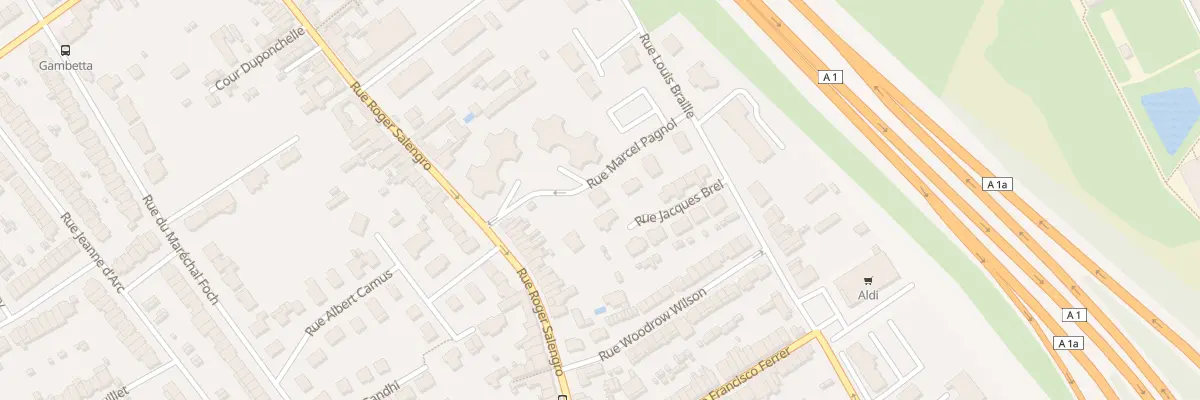 Plan du 14 Rue Jacques Brel à Ronchin