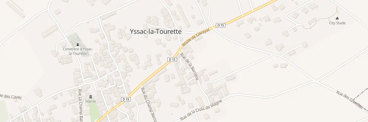 Plan du 4 Rue de la Barriere à Yssac-la-Tourette