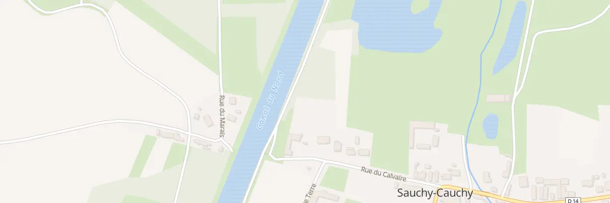 Plan du 7 Rue du Calvaire à Sauchy-Cauchy