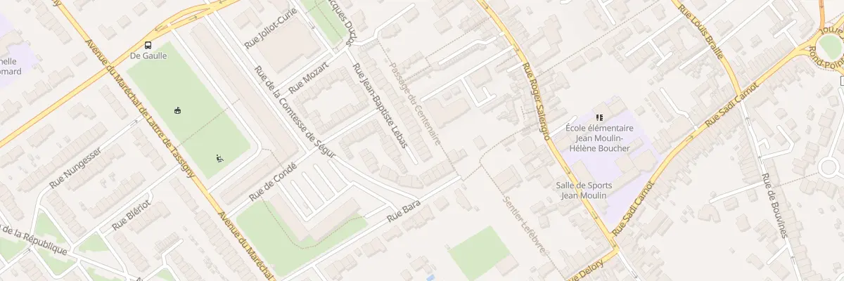 Plan du 37 Rue J B Lebas à Ronchin