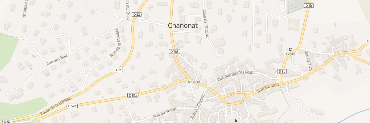 Plan du 8 Rte d’Opme à Chanonat