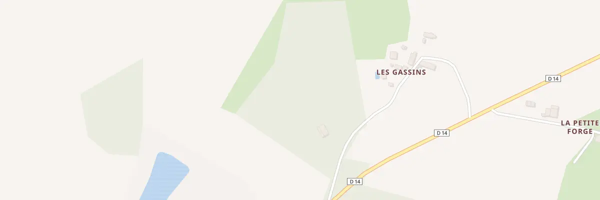 Plan du 1 Les Gassins à Champignelles