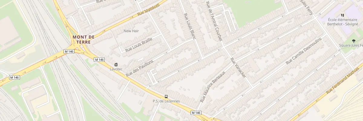 Plan du 39 Rue J J Rousseau Hellemmes à Lille