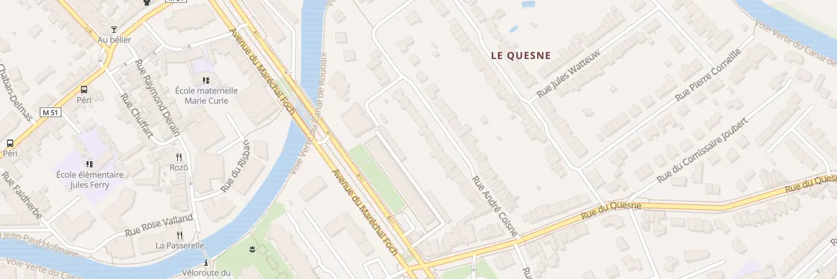 Plan du 31 Rue André Coisne à Marcq-en-Barœul