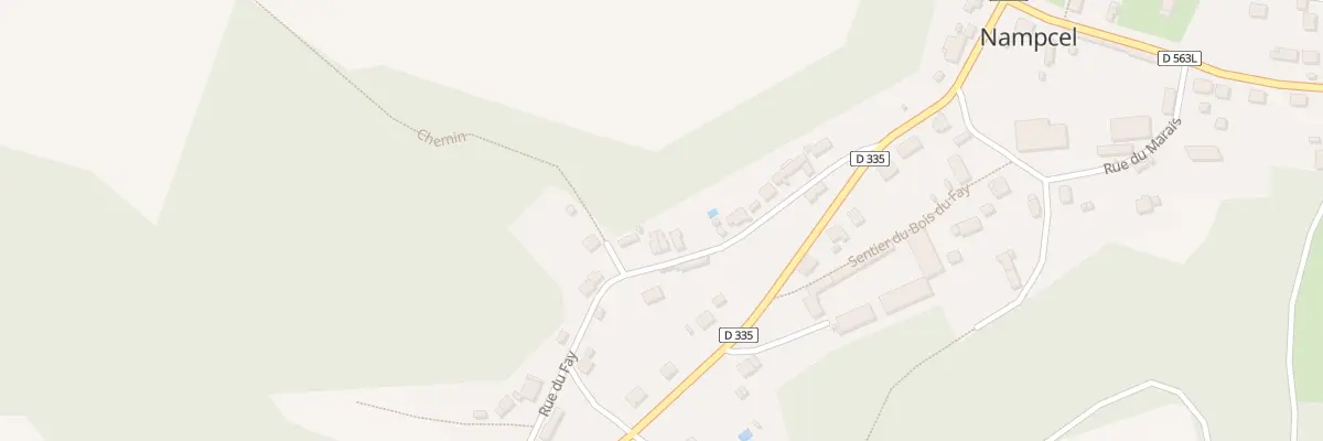Plan du 12 Rue du Bois du Fay à Nampcel