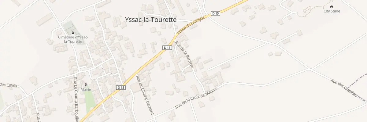 Plan du 8 Imp de la Barriere à Yssac-la-Tourette