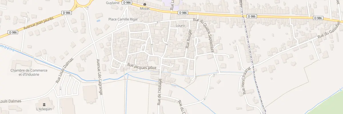 Plan du 1 Rue Coste à Mozac