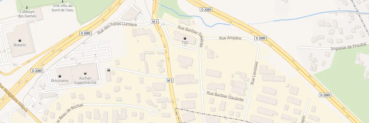 Plan du 4 Rue Barbier d’Aubree à Beaumont