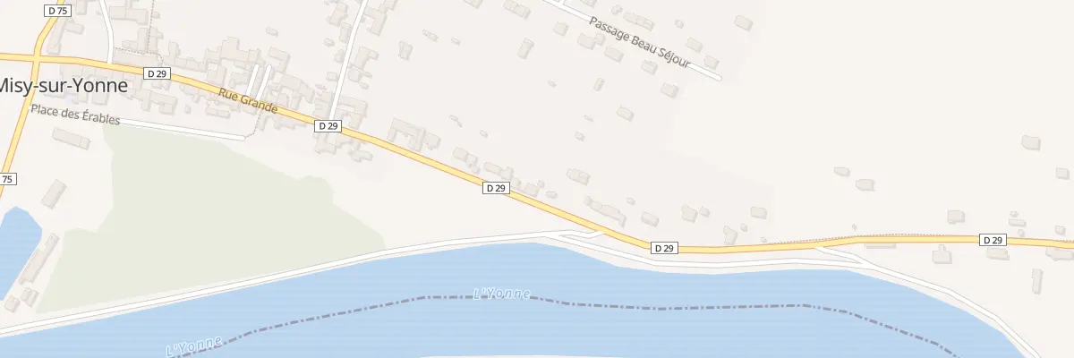 Plan du 41 Rue Grande à Misy-sur-Yonne