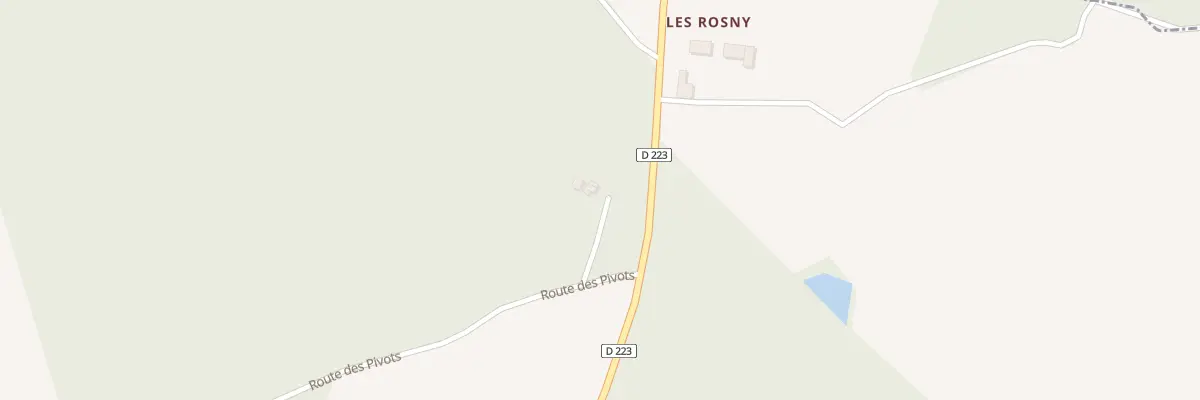 Plan du 1 Rte des Pivots à Chaumont