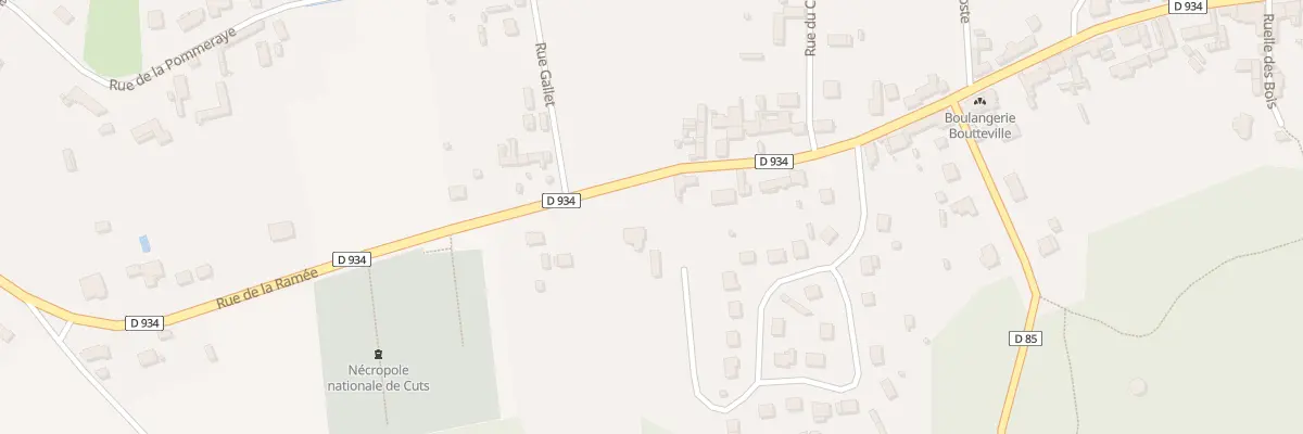 Plan du 481 Rue de la Ramée à Cuts