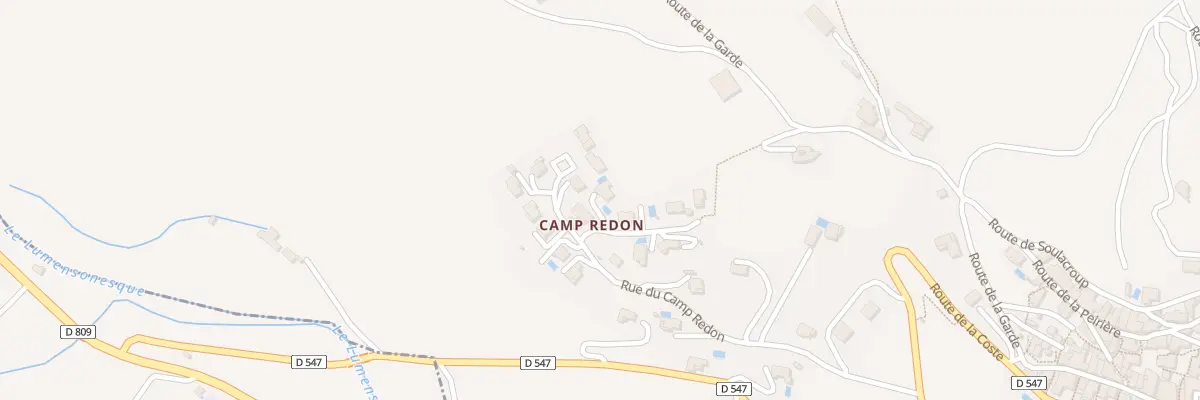 Plan du 5259 Camp Redon à Compeyre