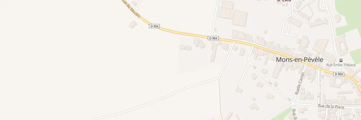 Plan du 519 Rue du Moulin à Mons-en-Pévèle