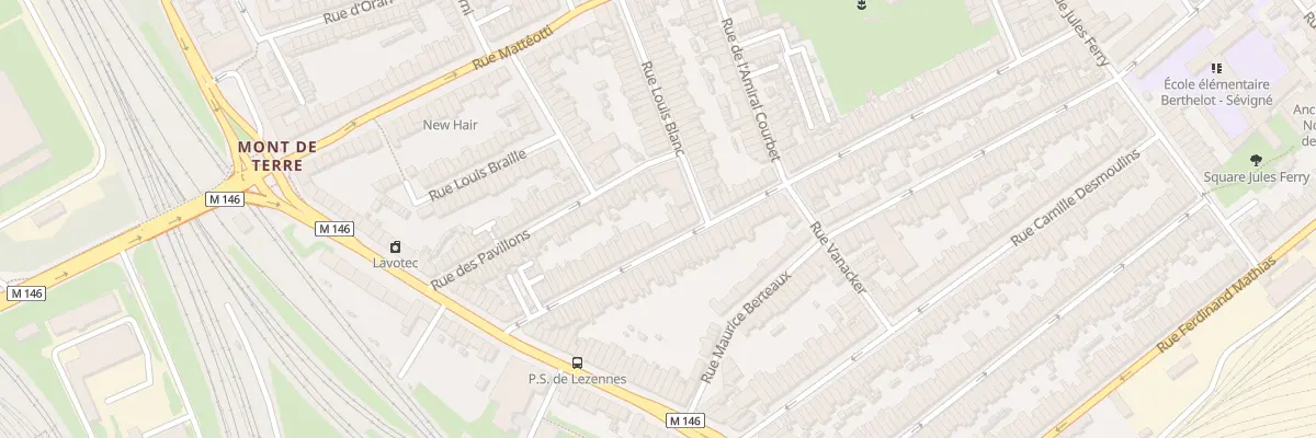 Plan du 47 Rue J J Rousseau Hellemmes à Lille