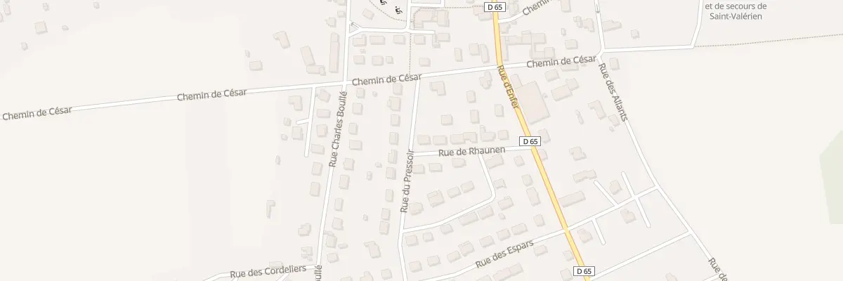 Plan du 1 Rue de Rhaunen à Saint-Valérien