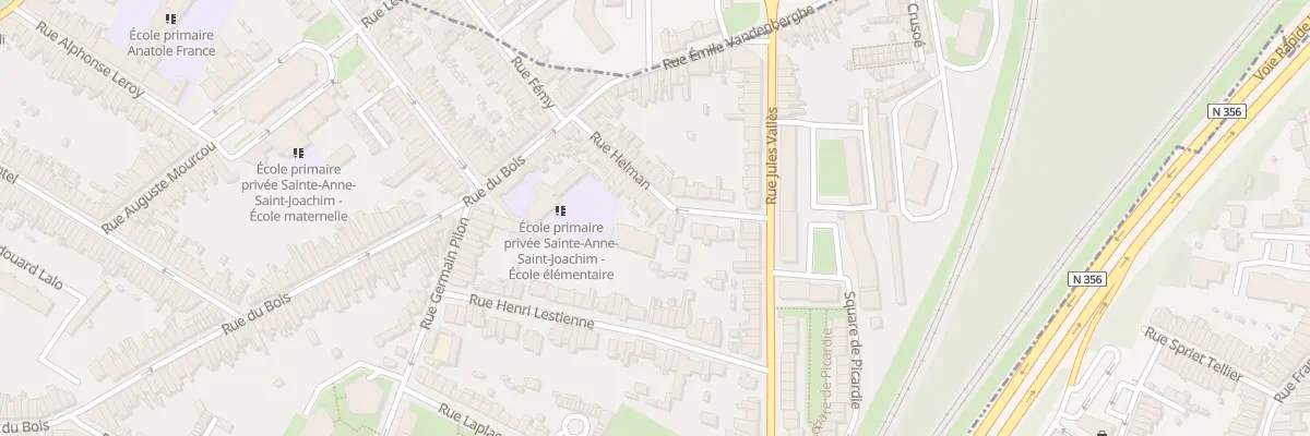 Plan du 34 Rue Helman à Lille