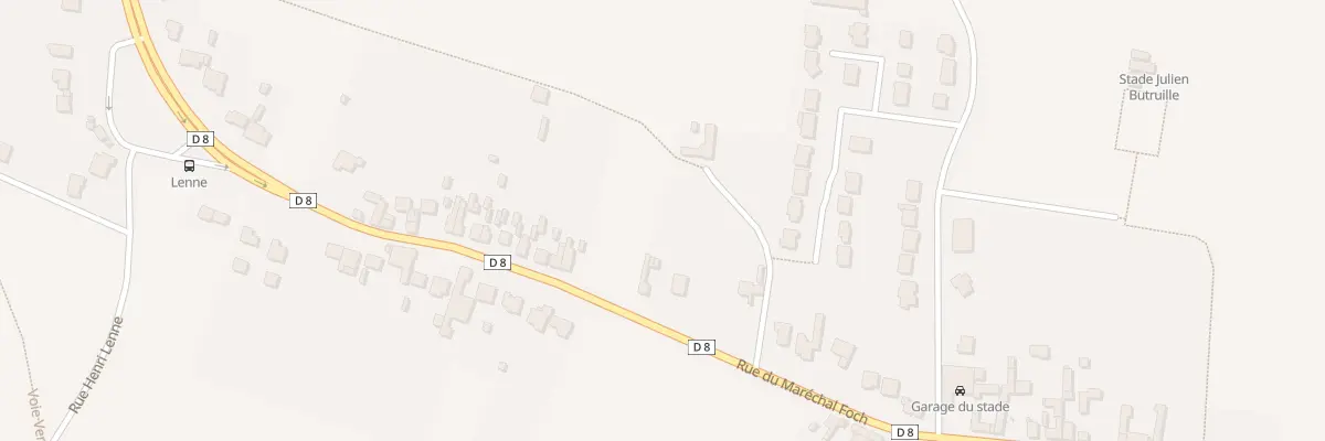 Plan du 609 Rue Marechal Foch à Raimbeaucourt