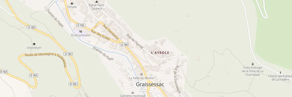 Plan du 14 Rue de l’Ayrole à Graissessac