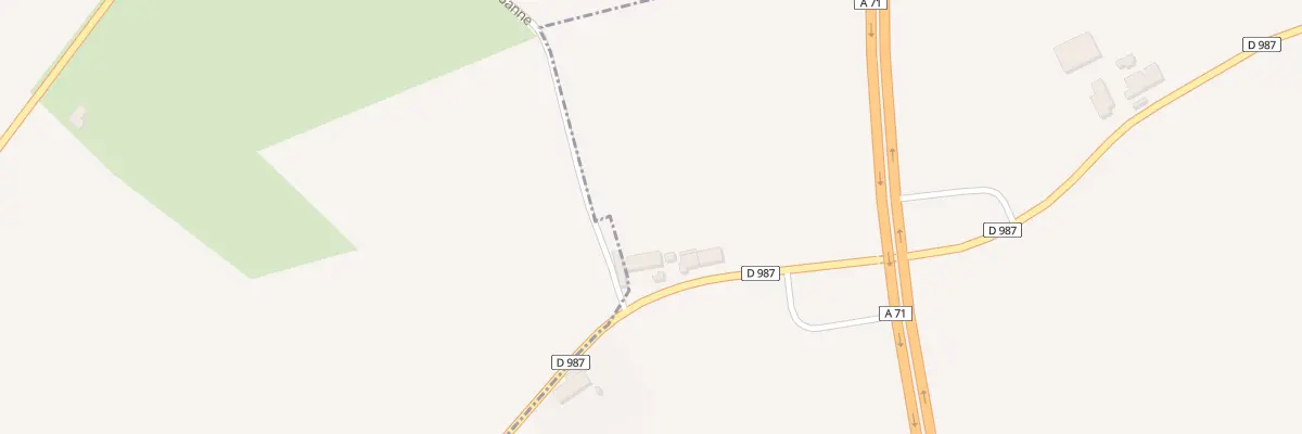 Plan du 5004 Les Gannes à Chezelle