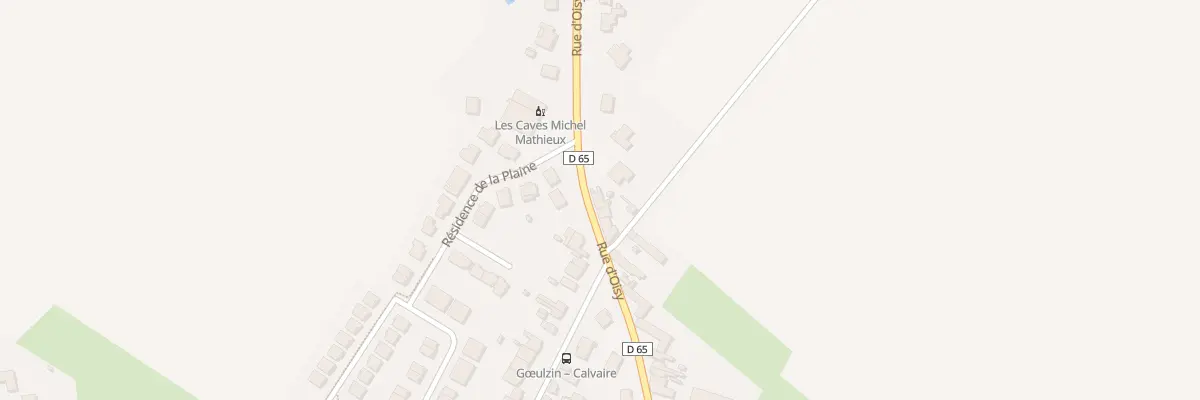 Plan du 807 Rue d’Oisy à Gœulzin