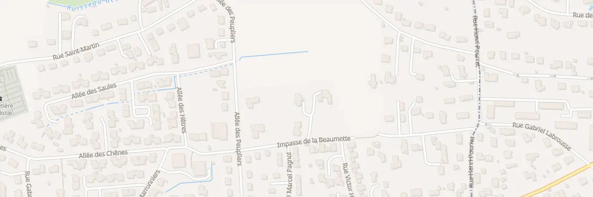 Plan du 30 Imp de la Beaumette à Mozac