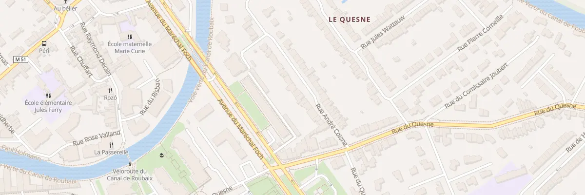 Plan du 23 Rue André Coisne à Marcq-en-Barœul