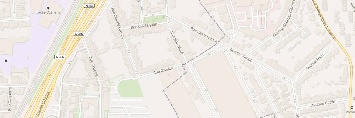 Plan du 24 Rue Jean Macé à Lille