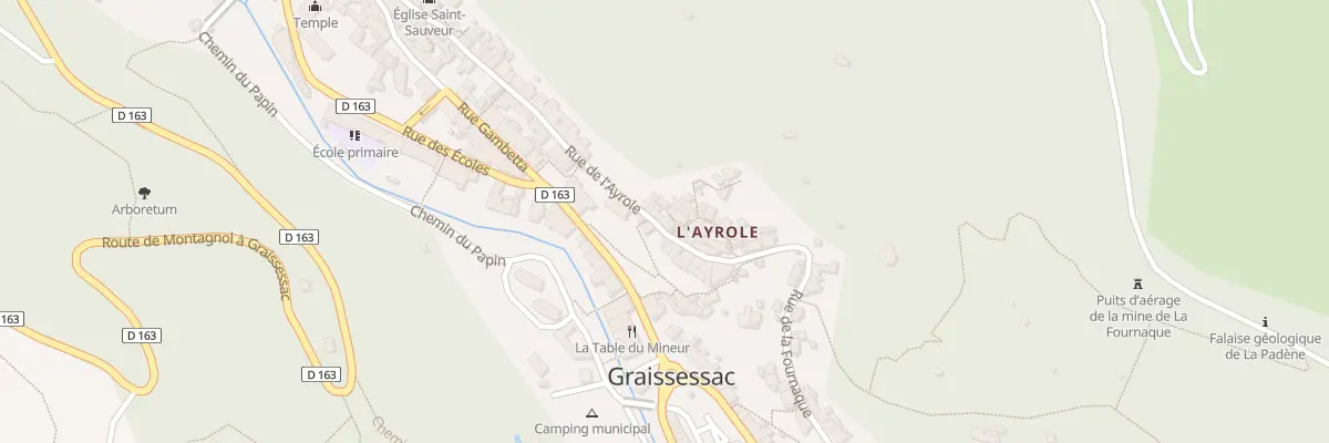 Plan du 12 Rue de l’Ayrole à Graissessac