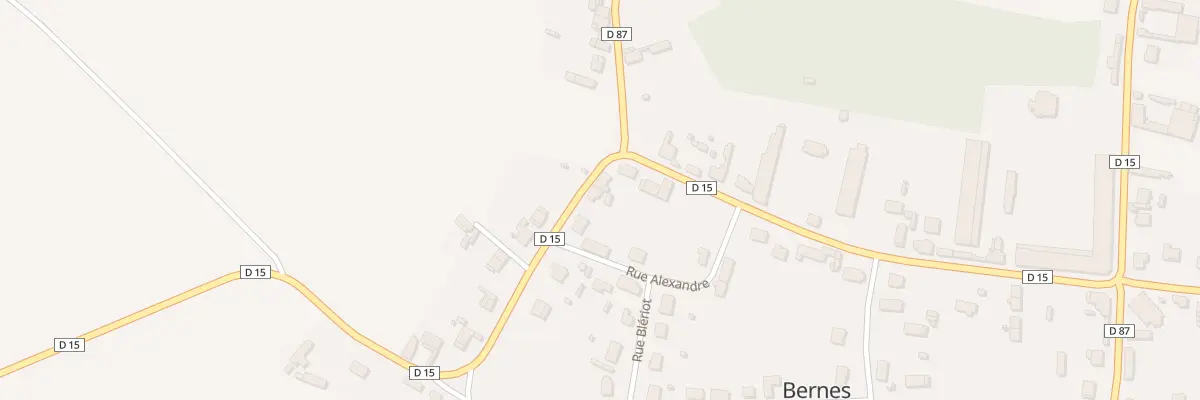 Plan du 3 Rue d’Hancourt à Bernes