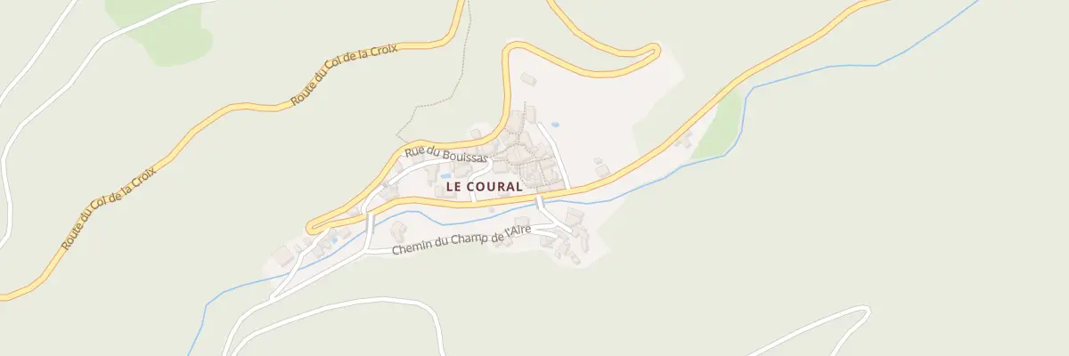 Plan du 6069F Le Coural à Avène