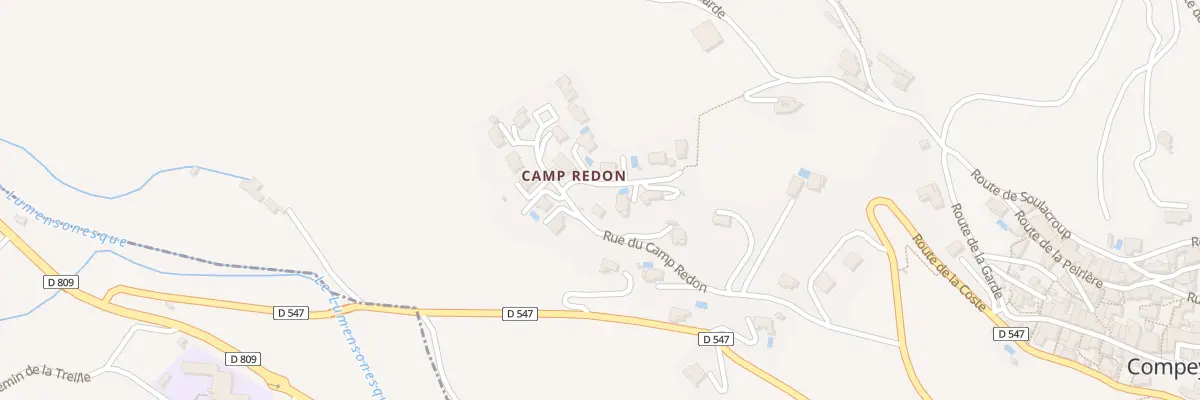 Plan du 5243 Camp Redon à Compeyre