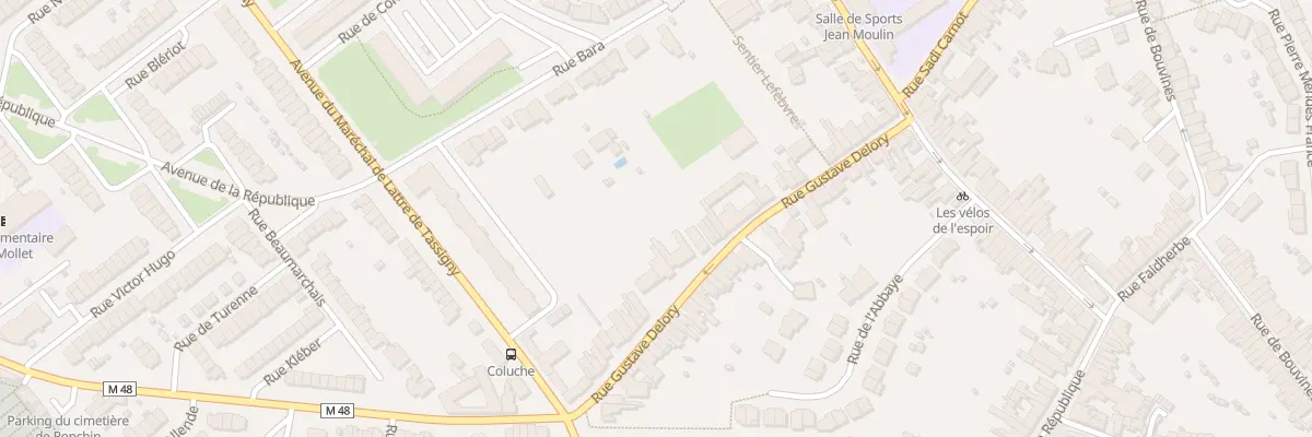 Plan du 36 Rue Gustave Delory à Ronchin