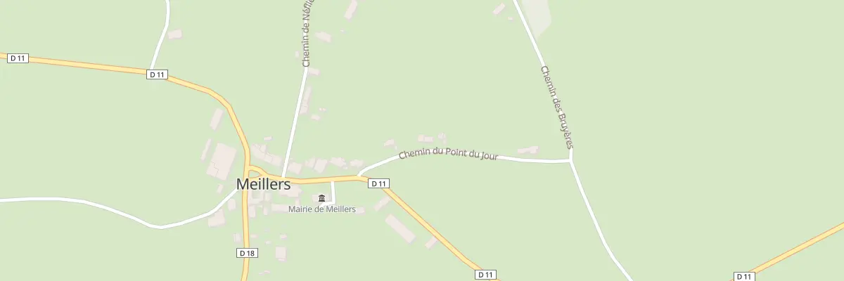 Plan du 69 Che du Point du Jour à Meillers