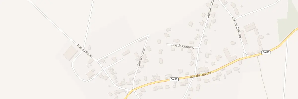 Plan du 8 Rue d’Auroir à Villers-Saint-Christophe