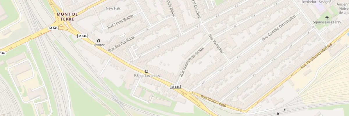 Plan du 34 Rue J J Rousseau Hellemmes à Lille