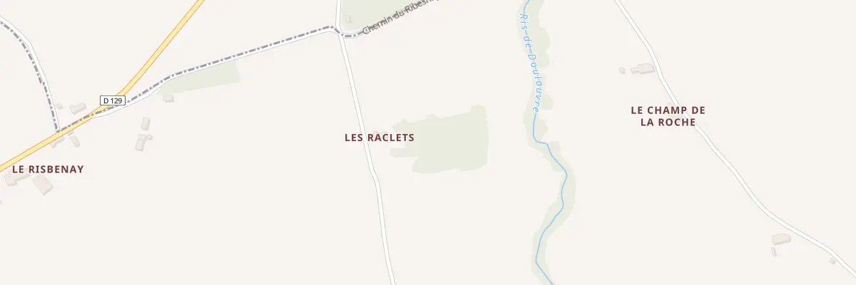 Plan du 1 Imp des Raclets à Voussac