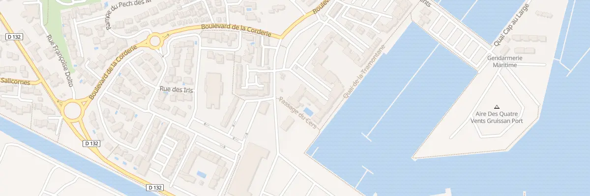 Plan du 100 Rue du Radoub à Gruissan