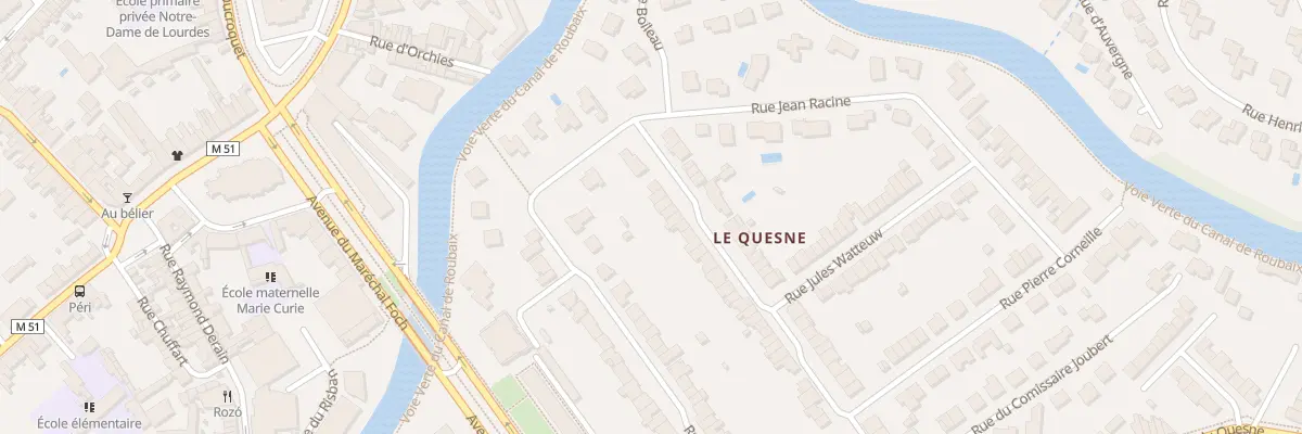 Plan du 49 Rue de la Cense à l’Eau à Marcq-en-Barœul