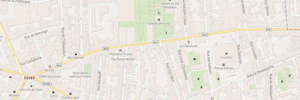 Plan du 56 Rue de Lannoy à Lille