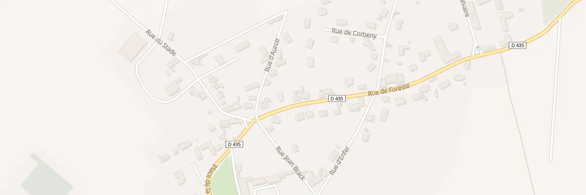 Plan du 3 Rue de Foreste à Villers-Saint-Christophe