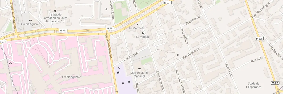 Plan du 44 Rue Niepce à Clermont-Ferrand