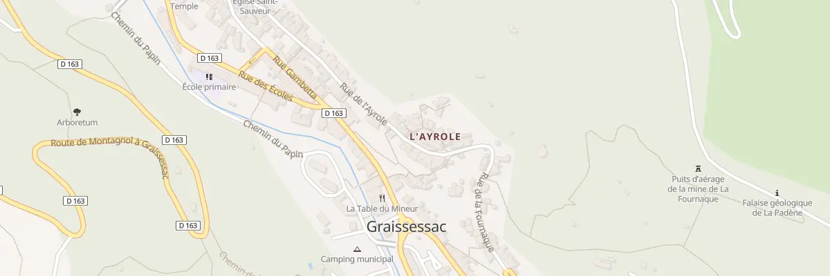 Plan du 10 Rue de l’Ayrole à Graissessac