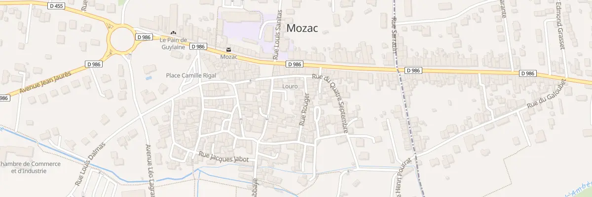 Plan du 10 Rue Rouger à Mozac