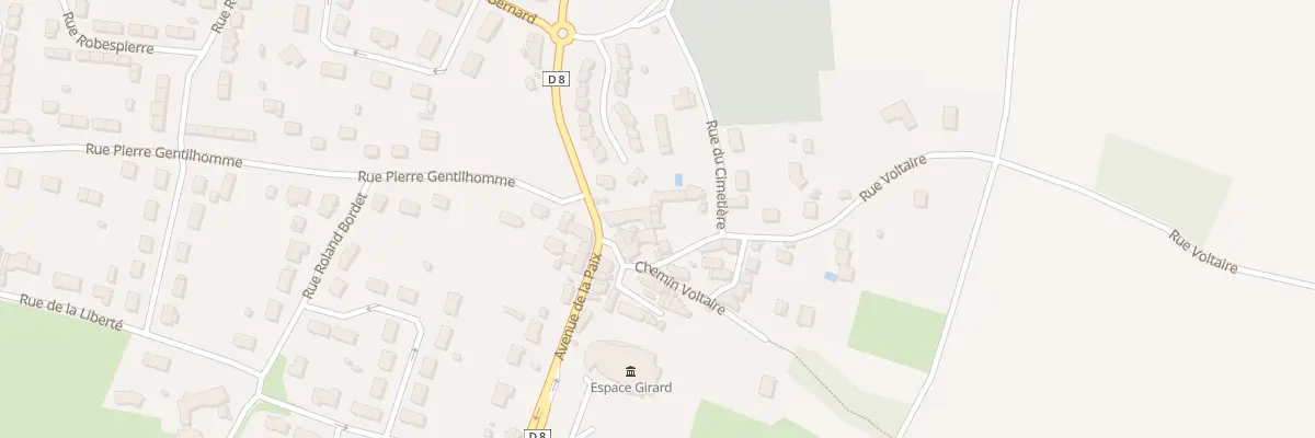 Plan du 69 Rue Voltaire à Garchizy