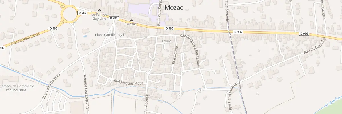 Plan du 16 Rue Rouger à Mozac