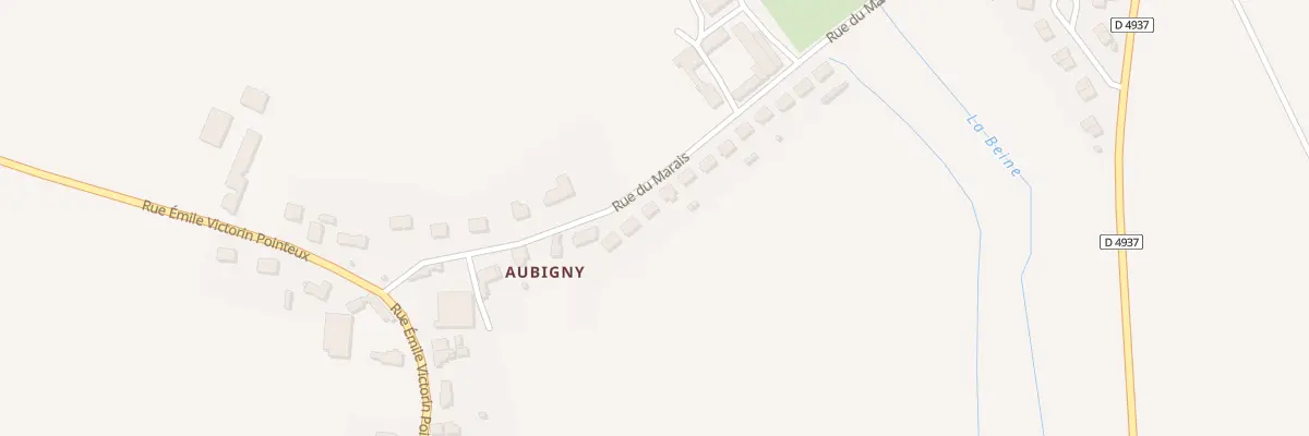 Plan du 166 Rue du Marais à Brouchy