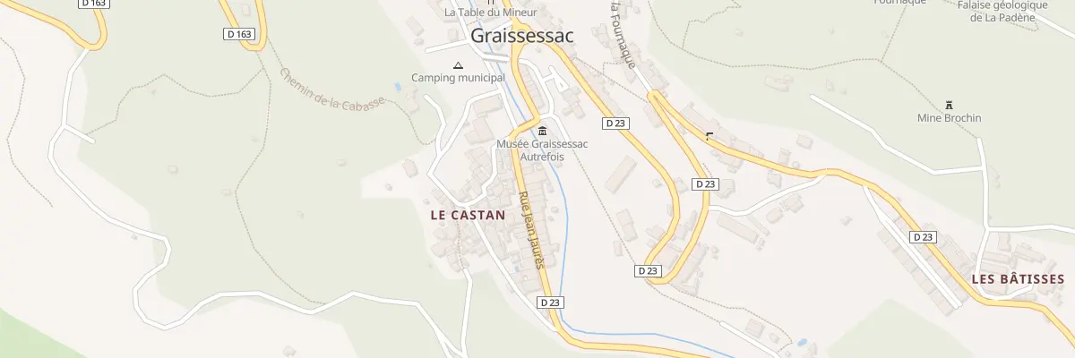 Plan du 11 Av Jean Jaures à Graissessac