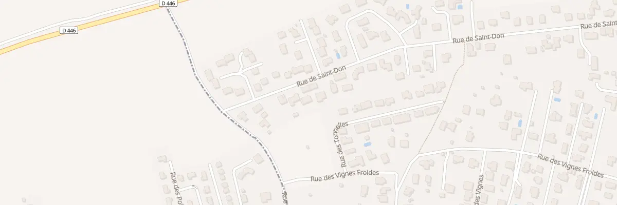 Plan du 56 Rue de Saint Don à Riom