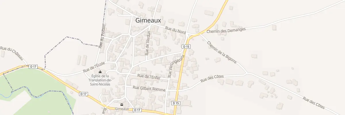 Plan du 4 Rue Verçingetorix à Gimeaux